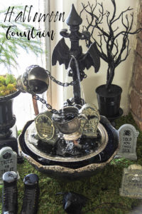 diy halloween fountain